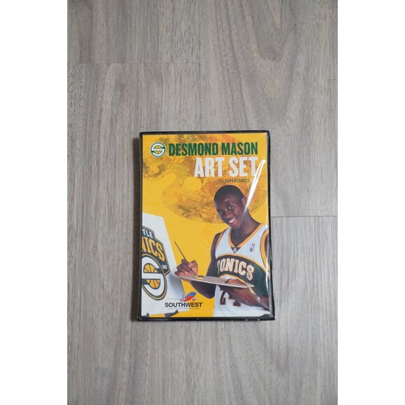 NEW Vintage Desmon Mason Art Set SuperSonics by Southwest Airlines - Picture 1 of 5